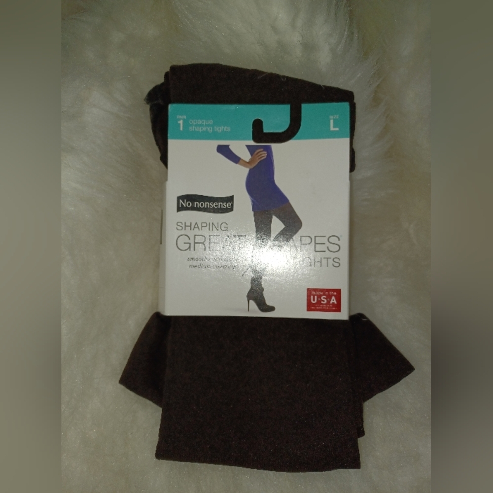No Nonsense Shaping Tights in Dark Brown